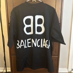 Balenciaga men black t-shirt S